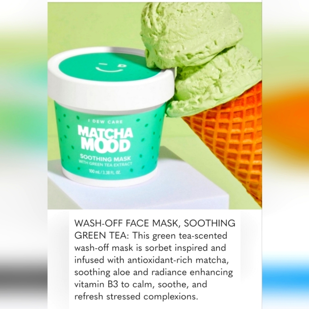 Matcha Mood Face Mask